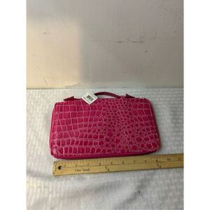 Passport wallet Pink Croc new 10"x5"